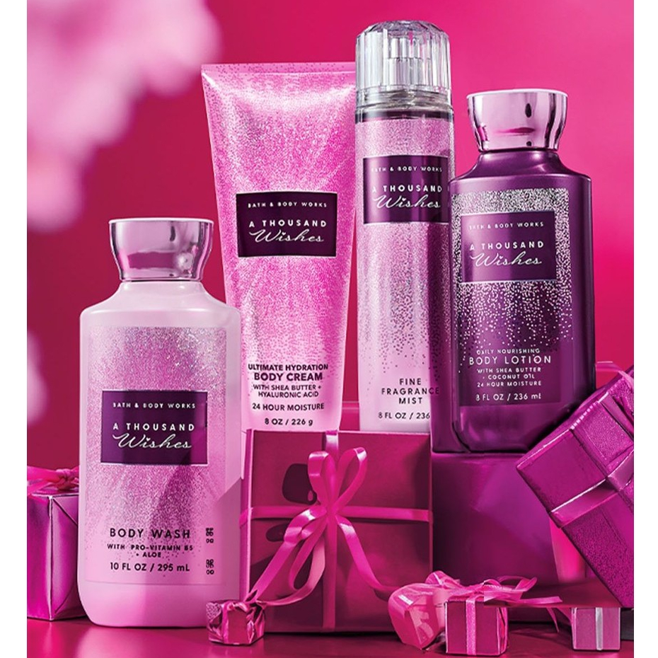 Bath and body works wishes body lotion